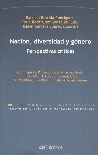 Libro Nacion Diversidad Y Genero. Perspectivas Criticas