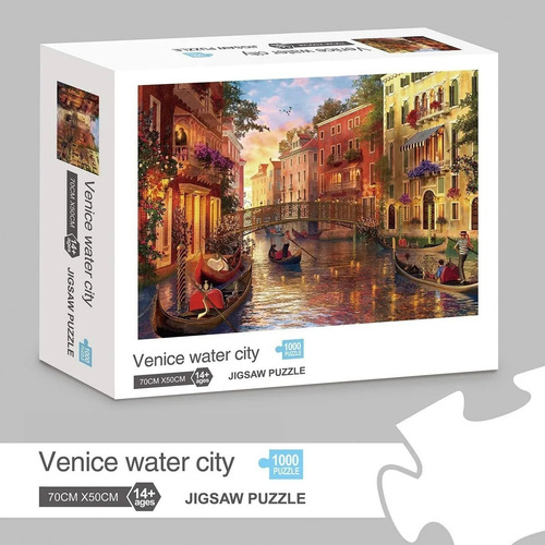 Rompecabezas 1000 Pzas Venice City Puzzle Canales Venecia Ed