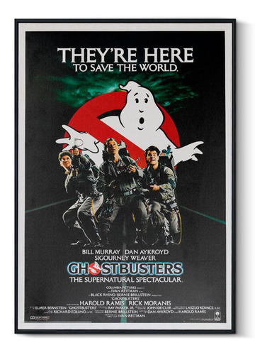 Poster Afiche Ghostbusters Cazafantasmas 60x90 - Solo Lámina