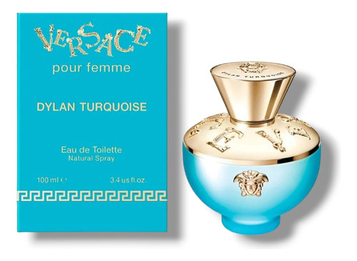 Perfume Versace Dylan Turquoise Edt Mujer X 100ml Masaromas