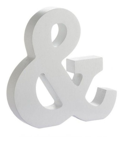 Letras Blancas Decorativas Maderas 15 Cms Candy Bar Fiestas