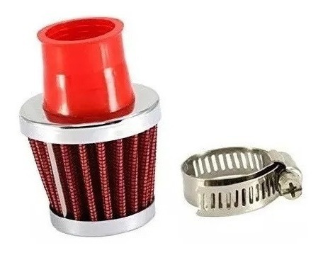 Filtro Mini De Aire Tipo K & N Deportivo Tuning Rojo