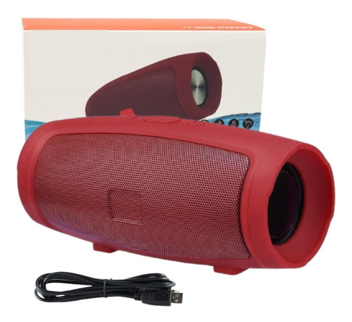 Alto-falante Altomex Alto Falante Bluetooth Mini 3 Portátil portátil vermelho 110V/220V 