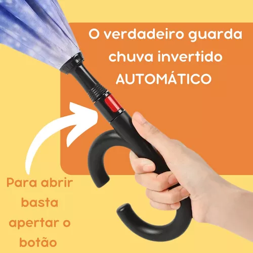 Guarda-Chuva Invertido Automático Nuvem