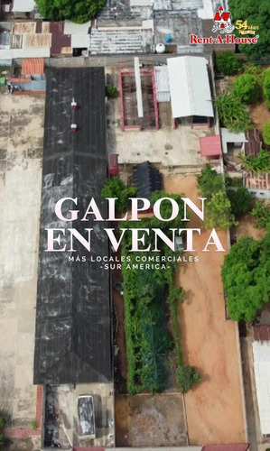 Galpon Industrial  Con Locales Comerciales. Sur America. Mls: 23-18461 Rfava