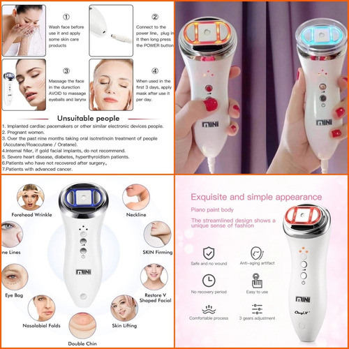 Imagen 4 de 8 de Hifi Ultrasónido Radiofrecuencia Bipolar Led Lifting Face