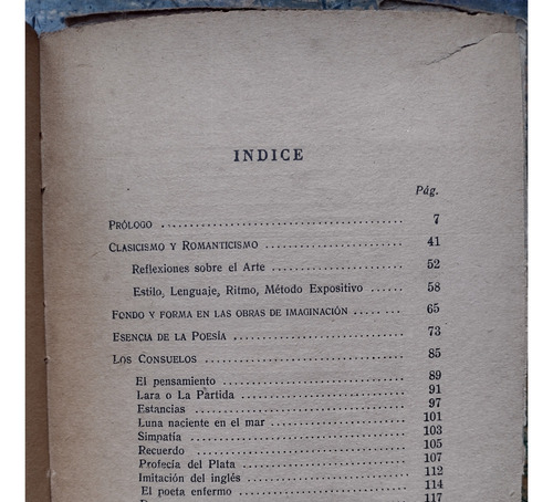Clasicismo Romanticismo: Los Consuelos - Esteban Echeverria (Usado)