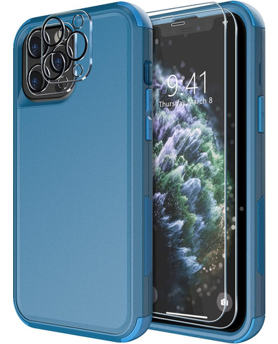 Funda Diverbox Para iPhone 12 Pro Max Blue