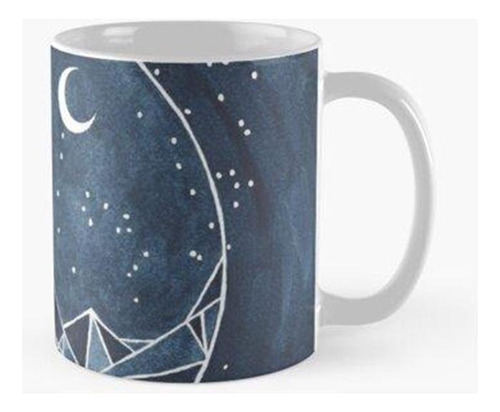 Taza Noche De Luna Y Estrellas De La Corte Calidad Premium