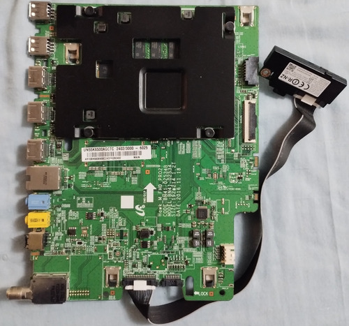 Placa Main Con Placa Wifi Tv Led Smart Samsung Un55k6500 (Usado)