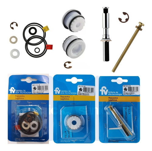 Kit Repuestos Valvula Fv 368 Reten Oring Piston Original