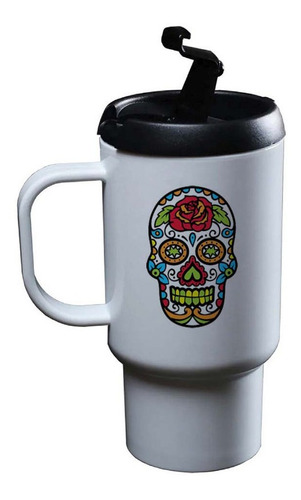 Jarro Termico Café Calavera Mexicana Modelo At19