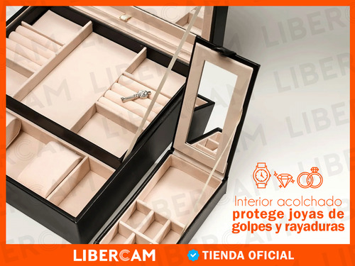 Caja Joyero Organizador Alhajero Accesorios Bijouterie