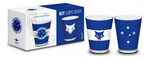 Conjunto 2 Copos Dose Iron Cruzeiro Cabuloso 55ml