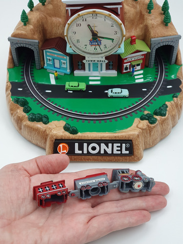 Reloj C/ Alarma De Mesa Tren Lionel 100 Aniversario Del 2000
