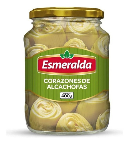 Corazones De Alcachofas Esmeralda Frasco 400 G