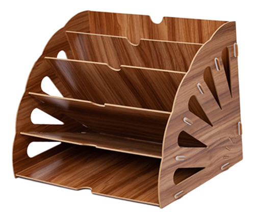 Organizadores De Mesa Setores De Armazenamento Pasta Madeira