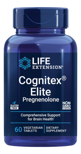 Suplemento Life Extension Cognitex Elite Pregnenolona Para B