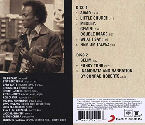 Imagen 2 de 2 de Miles Davis Live Evil 2 Cd Nuevo Original Jazz