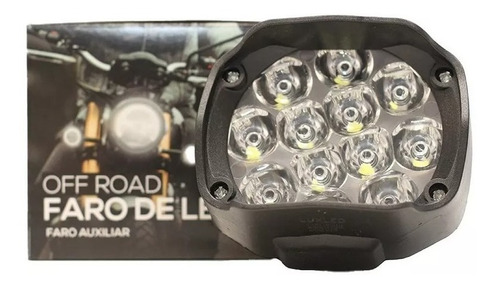 Faro Led Auxiliar Luz Blanca Off Road 12v Auto Moto