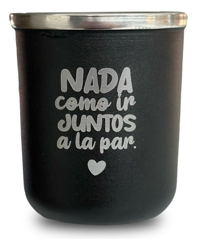 Mate Negro Personalizable Dia De Los Enamorados San Valentin