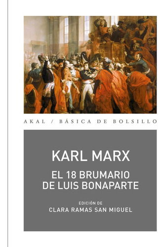 Libro El 18 Brumario De Luis Bonaparte - Marx,karl