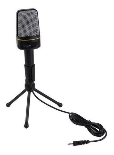 Micrófono de condensador negro omnidireccional Multimedia Sf920