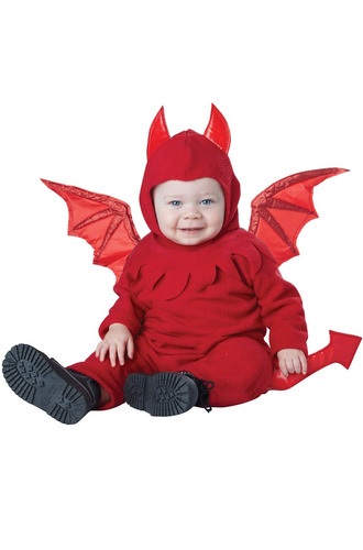 Disfraz Para Bebé De Diablito Talla 12-18 Meses- Halloween