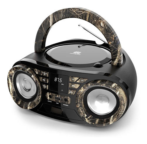 Reproductor De Cd Portátil Altavoz Bluetooth Boombox - Radio