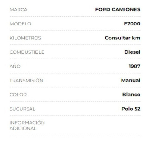 Imagen 5 de 6 de Ford F7000