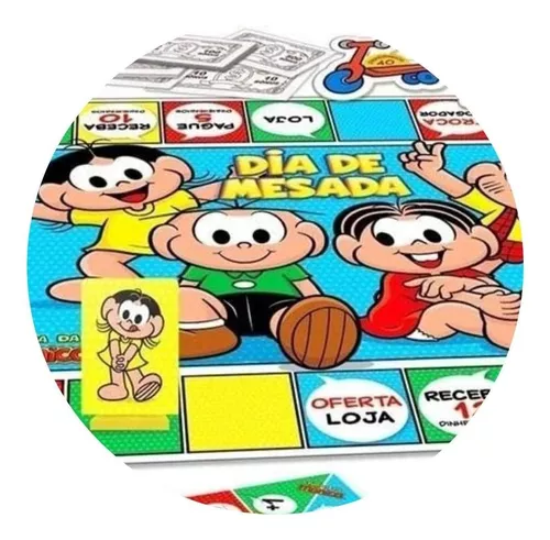 Jogo de Tabuleiro Turma da Monica