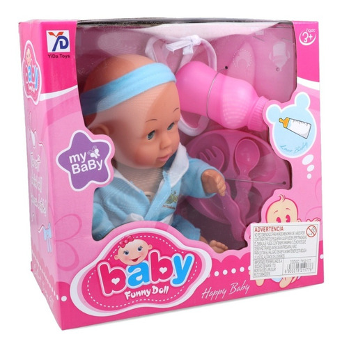 Bebé Bebote En Caja Con Accesorios 2 Colores