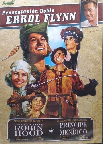 Robin Hood Y El Principe El Mendigo Cine Clasi Dvd Original 