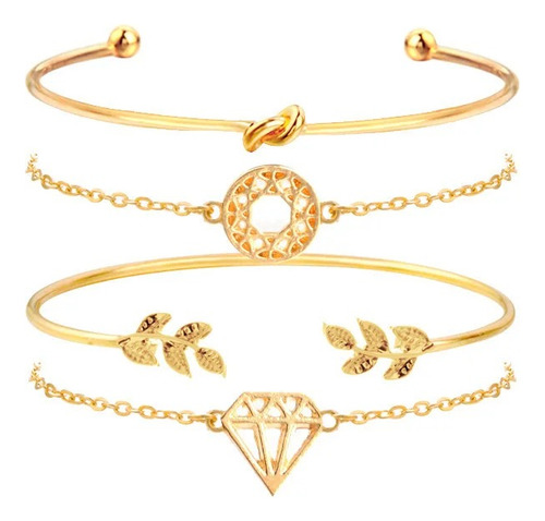 Pulsera Para Mujer Ajustable Regalo Joyería Elegante