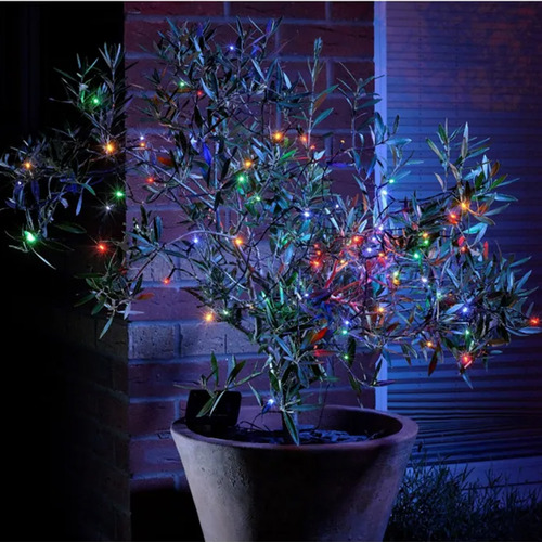 Cadena De Luces Led Solares De Alambre De Cobre Para Exterio