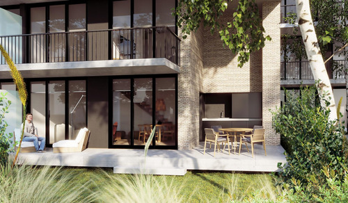 Venta Departamento. 2 Amb. Con Galería Y Jardín En Terrazas De Santa María, Villanueva