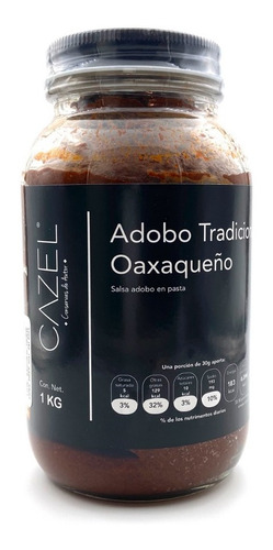 Adobo Tradicional Oaxaqueño En Pasta Reducido En Grasa 1kg