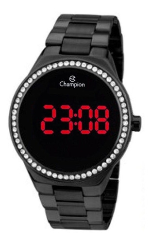 Relógio Feminino Champion Digital Ch40151d - Preto