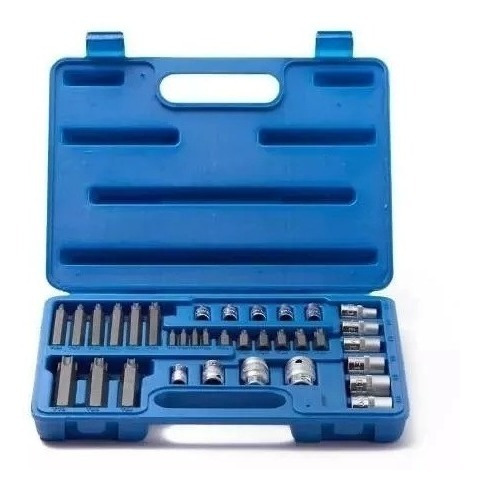 Imagen 6 de 8 de Juego De Bocallaves Bremen® 3159 Puntas Torx Tamper 34 Pz