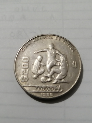 Imagen 1 de 2 de Moneda Antigua México 86 De 200
