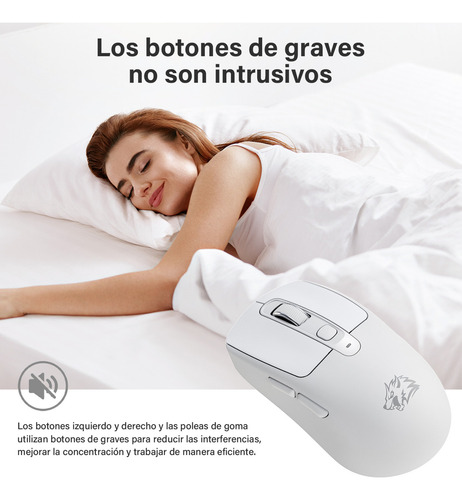 Ratón Portátil Bluetooth Dual Modo Inalámbrico A3
