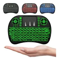 Comprar Control Teclado Mini  Para Smart Tv Control Remoto Con Luz