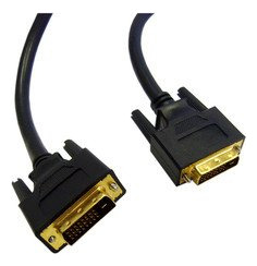 Cable Dvi-d Enlace Doble Negro Macho 3 Metro 10 Pie