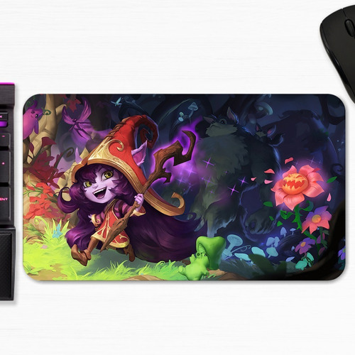 Mouse Pad Lulu Lol Lor Wild Rift Art Gamer M