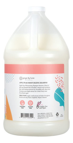 Shampoo Ginger Lily Farms Botanicals Hidratante 3,8 L Vegano