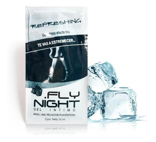 Gel Fly Night Refreshing Efecto Frío 12 Sachet - Fun*