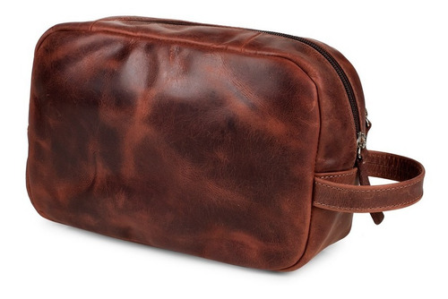 Necessaire De Couro Moto Honda - Crazy Horse Café - Oficial