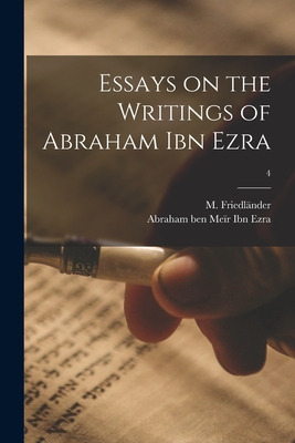 Libro Essays On The Writings Of Abraham Ibn Ezra; 4 - Fri...