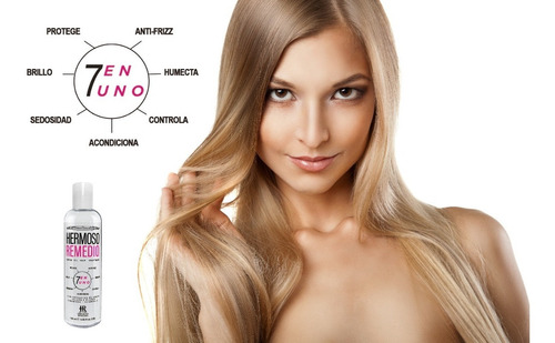 Imagen 5 de 10 de Serum Capilar Oleo Termo Protector Con Aceite Argán 7 En 1