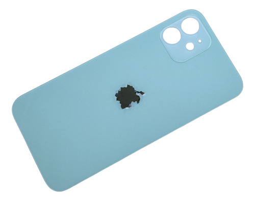 Tapa Vidrio Trasera Compatible iPhone 12 Mini Verde C/logo